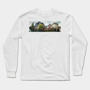 Des Pontonniers panorama Long Sleeve T-Shirt